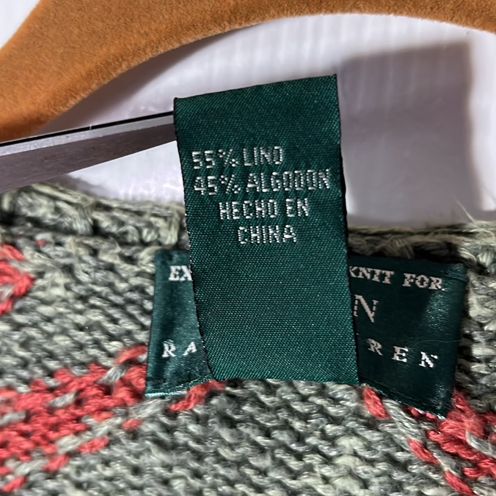 Lauren Ralph Lauren Aztec Cardigan - Picture 6 of 16